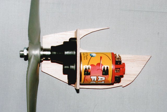 rc plane electric motor mount