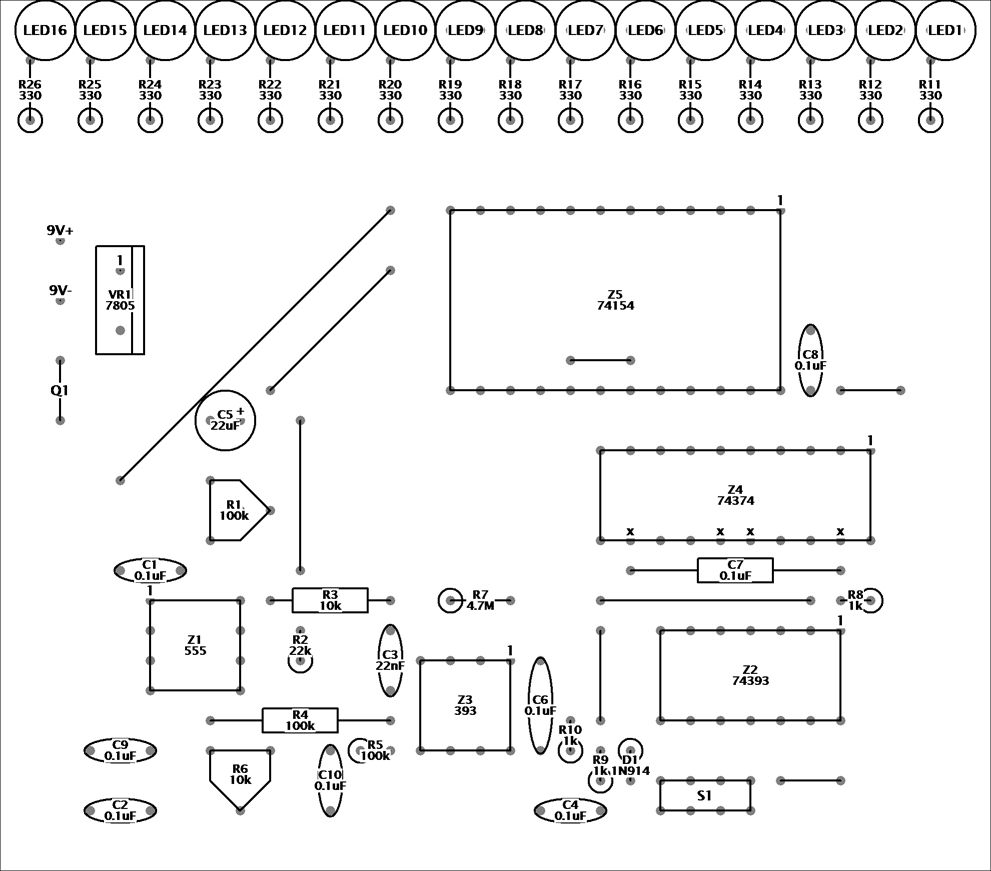 Build an LED Bargraph Optical Tachometer